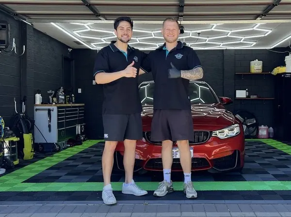 Josh Lockwood Tarei with Will from Uncle Billy's Detailing in Perth