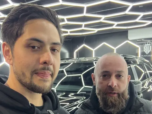 Steve from SV Auto Salon with Josh from Tarai Marketing